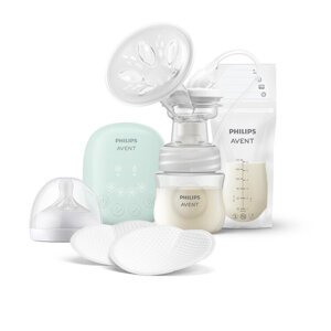 Philips AVENT Odsávačka materského mlieka elektrická sada Essential SCD323/20+Darček