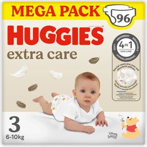 HUGGIES® Plienky jednorazové Extra Care veľ. 3, 96 ks BOX