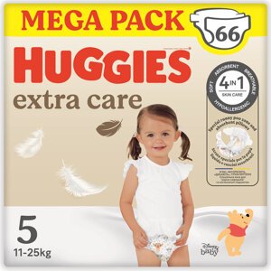 HUGGIES® Plienky jednorazové Extra Care veľ. 5, 66 ks BOX