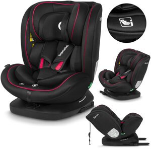 LIONELO Autosedačka Bastiaan i-Size (40-150 cm) Black Red