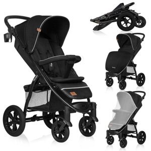 LIONELO Kočík športový Annet Tour Black Carbon