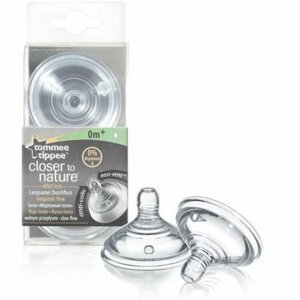 TOMMEE TIPPEE Náhradné cumlíky C2N pomalý prietok 0m+ 2 ks