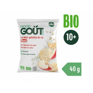 GOOD GOUT BIO Mini ryžové bezlepkové koláčiky s jablkami 40 g