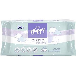 BELLA HAPPY BABY Classic sensitive 56 ks - vlhčené obrúsky