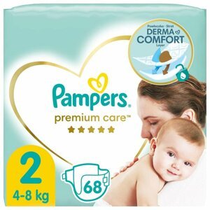 PAMPERS Premium Care Plienky jednorazové 2 (4-8 kg) 68 ks