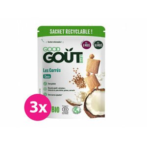 GOOD GOUT BIO Kokosové vankúšiky 3x50 g