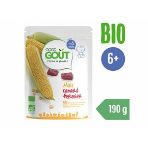 GOOD GOUT BIO Kukurica s kačacím mäsom 190 g