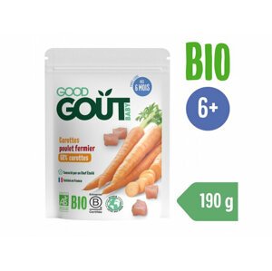 GOOD GOUT BIO Mrkva s farmárskym kuriatkom 190 g