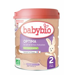 BABYBIO OPTIMA 2 dojčenské bio mlieko 800 g