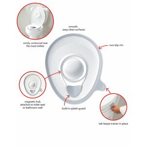 SKIP HOP Redukcia na WC s magnetickým držiakom 18m+