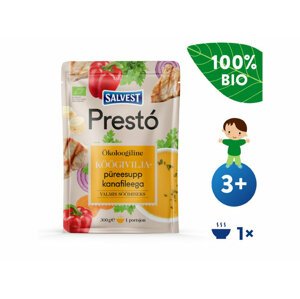 SALVEST Prestó BIO Zeleninové pyré s kuracími kúskami (300 g)