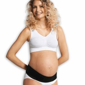 CARRIWELL Pás tehotenský podporný pod bruško nastaviteľný čierny S/M