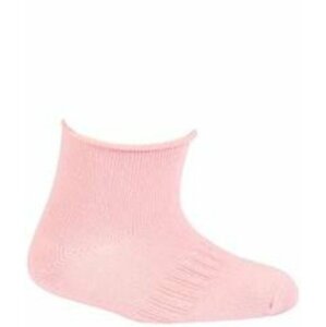 WOLA Ponožky dojčenské bambusové jednofarebné neutrál Pink 12-15