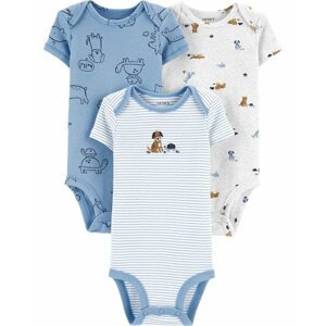 CARTER'S Body krátky rukáv Mix chlapec LBB 3 ks NB/ veľ. 56
