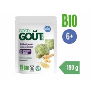 GOOD GOUT BIO Artičoky, paštrnák a cestoviny s parmezánom 190 g