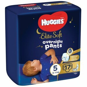 HUGGIES® Elite Soft Pants OVN Nohavičky plienkové jednorazové 5 (12-17 kg) 17 ks