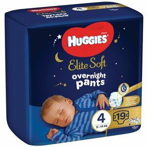 HUGGIES® Elite Soft Pants OVN Nohavičky plienkové jednorazové 4 (9-14 kg) 19 ks