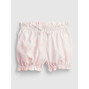 GAP Nohavice krátke White-Pink dievča 18-24m