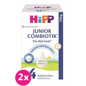2x HiPP 4 Junior Combiotik - batoľacie mlieko, od uk. 2. roku, 700 g