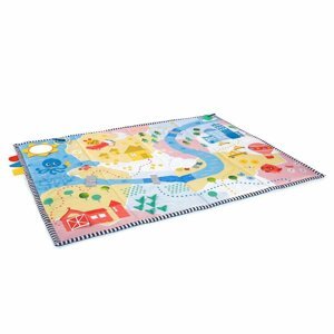 BABY EINSTEIN Podložka na hranie plyšová extra veľká 147x104 cm Sea&City, 0m+