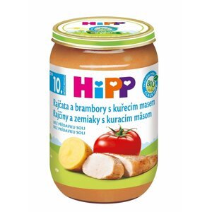 HiPP BIO Rajčiny a zemiaky s kuracím mäsom 220 g, 10m+