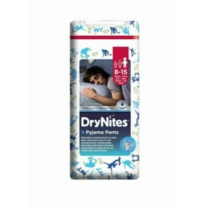 HUGGIES® DryNites Nohavičky plienkové jednorazové pre chlapca 8-15 rokov (27-57 kg) 9 ks