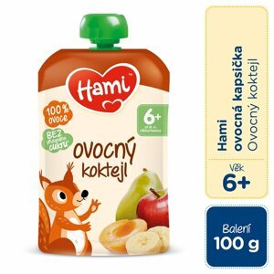 HAMI Kapsička ovocná Ovocný kokteil 100 g, 6m+
