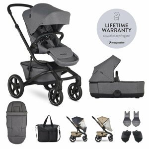EASYWALKER Kočík kombinovaný Jimmey Iris Grey XXL RWS