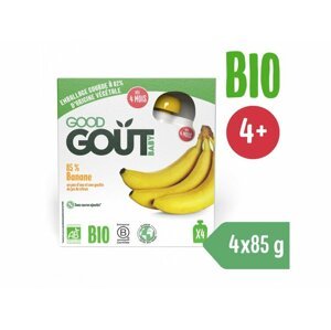 EXP: 27.11.2023 4x GOOD GOUT BIO Banán 85 g