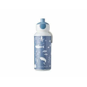 LITTLE DUTCH Fľaša na pitie 400 ml Ocean Blue