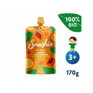 EXP: 18.10.2023 SALVEST Smushie BIO Ovocné smoothie s mangom, pomarančom a datľami (170 g)