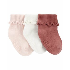 CARTER'S Ponožky Pink dievča LBB 3ks 12-24m