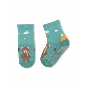 STERNTALER Ponožky ABS light turquoise-vel.18/5-9m