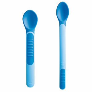 MAM Lyžičky Feeding Spoons & Cover modré 2ks, 6m+