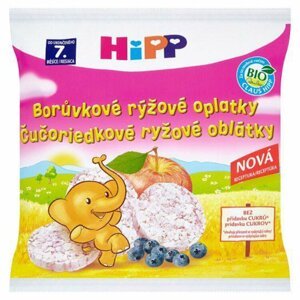 EXP: 30.08.2023 HiPP BIO Oplátky čučoriedkové ryžové pre deti 30 g