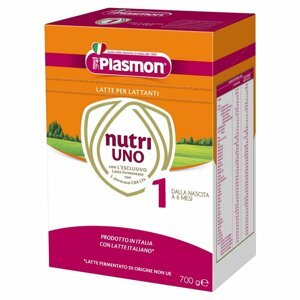 EXP: 30.09.2023 PLASMON Nutri-uno 1 počiatočné mlieko 2x350 g, 0m+