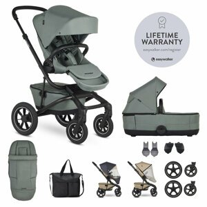 EASYWALKER Kočík kombinovaný Jimmey Thyme Green XXL AIR + RWS