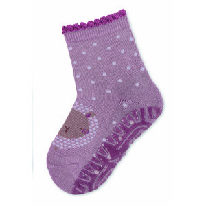 STERNTALER Ponožky protišmykové Ovečka AIR purple dievča veľ. 19/20 cm- 12-18 m
