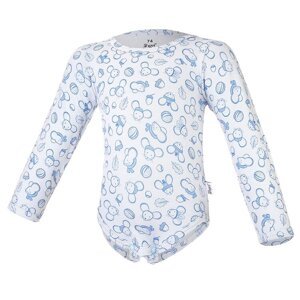 LITTLE ANGEL Body tričko šmyk s potlačou Outlast® 74 sv.ľadovo modrá myšky