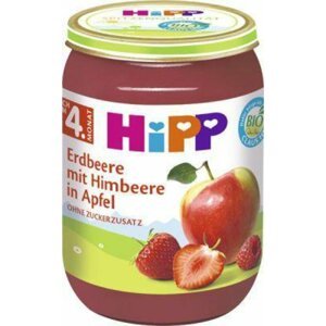 EXP: 31.12.2023 HiPP BIO Jablko, jahody, maliny 190 g, 4m+