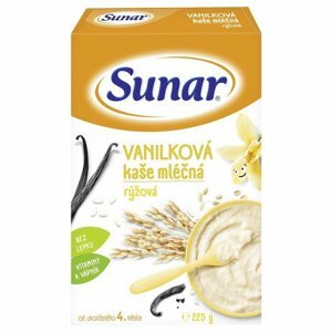 SUNAR Kaša mliečna ryžová vanilková 225 g