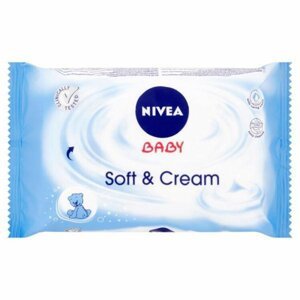 NIVEA Baby Soft & Cream (63 ks) - vlhčené obrúsky