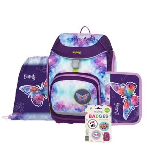 Oxybag Školský set 4-dielny OXY Sherpy Motýľ