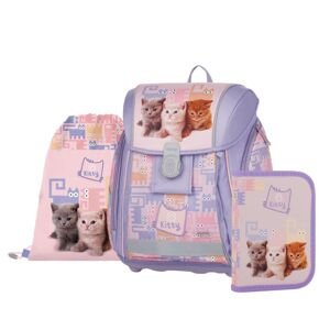 Oxybag Školský set 3-dielny PREMIUM LIGHT Maznáčikovia mačiatka