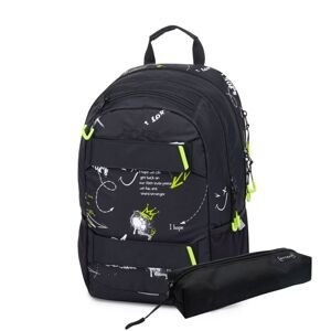 Oxybag Študentský batoh OXY Sport Graffiti + Etue zadarmo