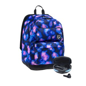 Seven Študentský batoh PRO XXL LIGHT PURPLE + slúchadlá