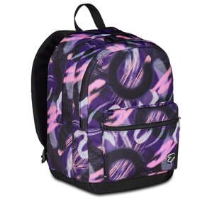 Študentský batoh Seven POTENT VIOLET PRO XXL + slúchadlá