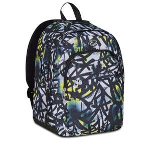 Študentský batoh Seven LIME PUNCH PRO XXL + slúchadlá