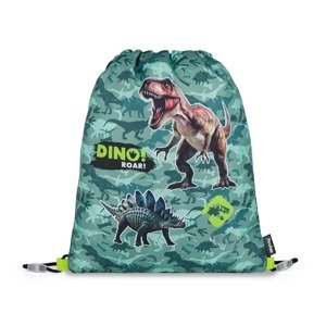 Oxybag Vrecko na cvičky Dino zelený