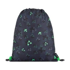 Oxybag Vrecko na cvičky OXY NEXT Green Cube neon